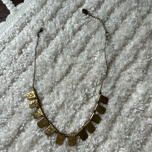 Brass necklace- worn 2x
